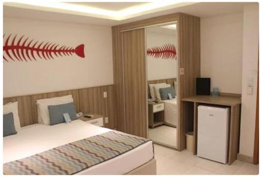 Quarto Duplo Deluxe com Vista Lateral do Mar